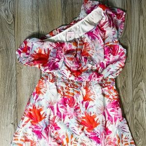 Pink Lily Tropical Dress
